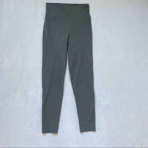 Lululemon To The Beat Tight Gray Sage Size 4 Leggings 24” Inseam.